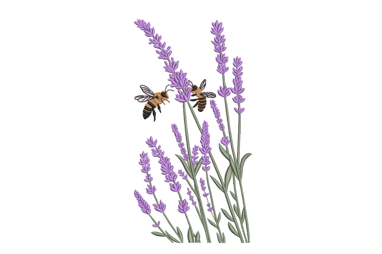 Lavender Bees