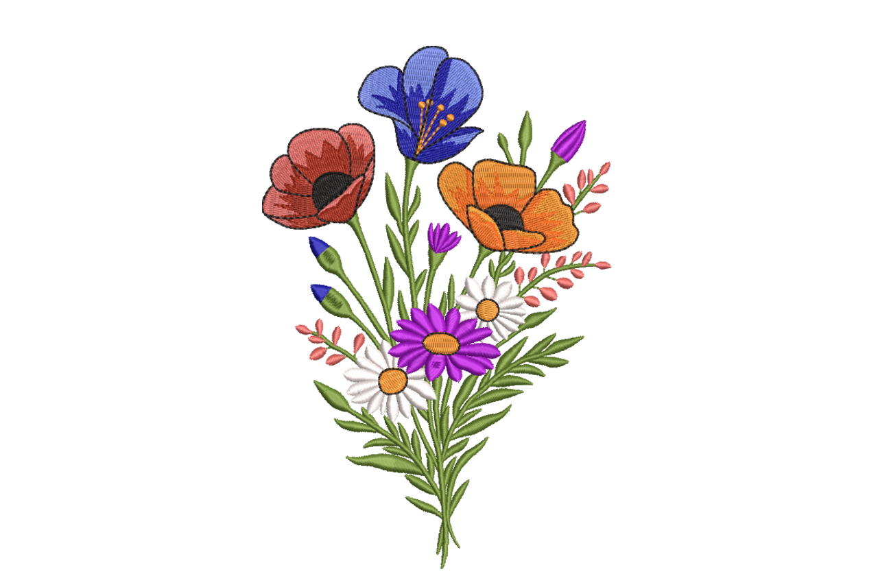 Multicolor Wildflower Bouquet