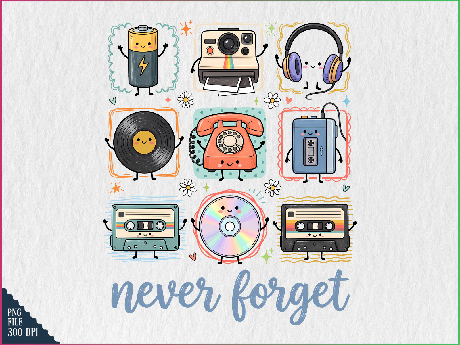 Never Forget Retro Technology Nostalgia