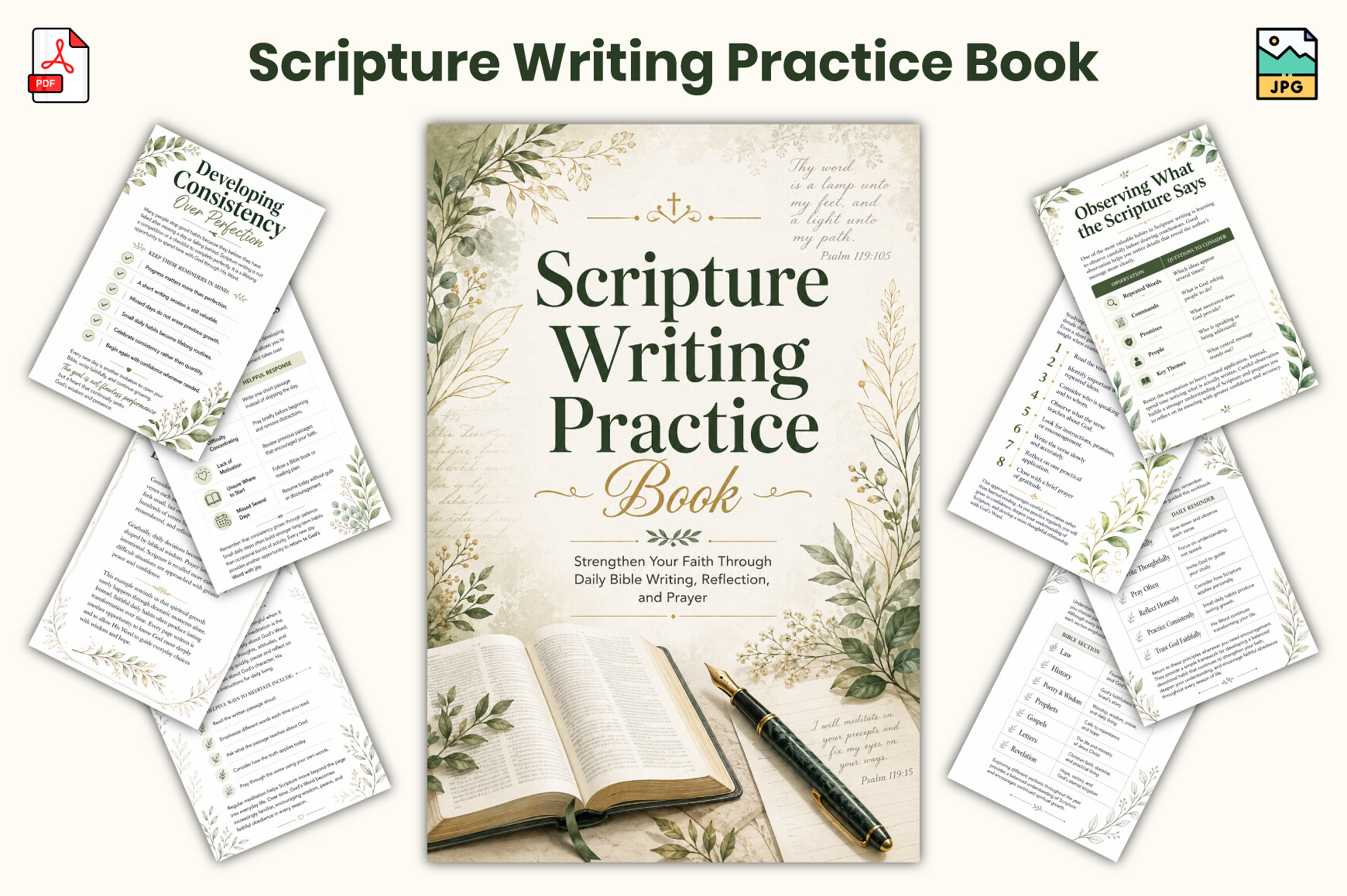 Scripture Writing Practice Book
