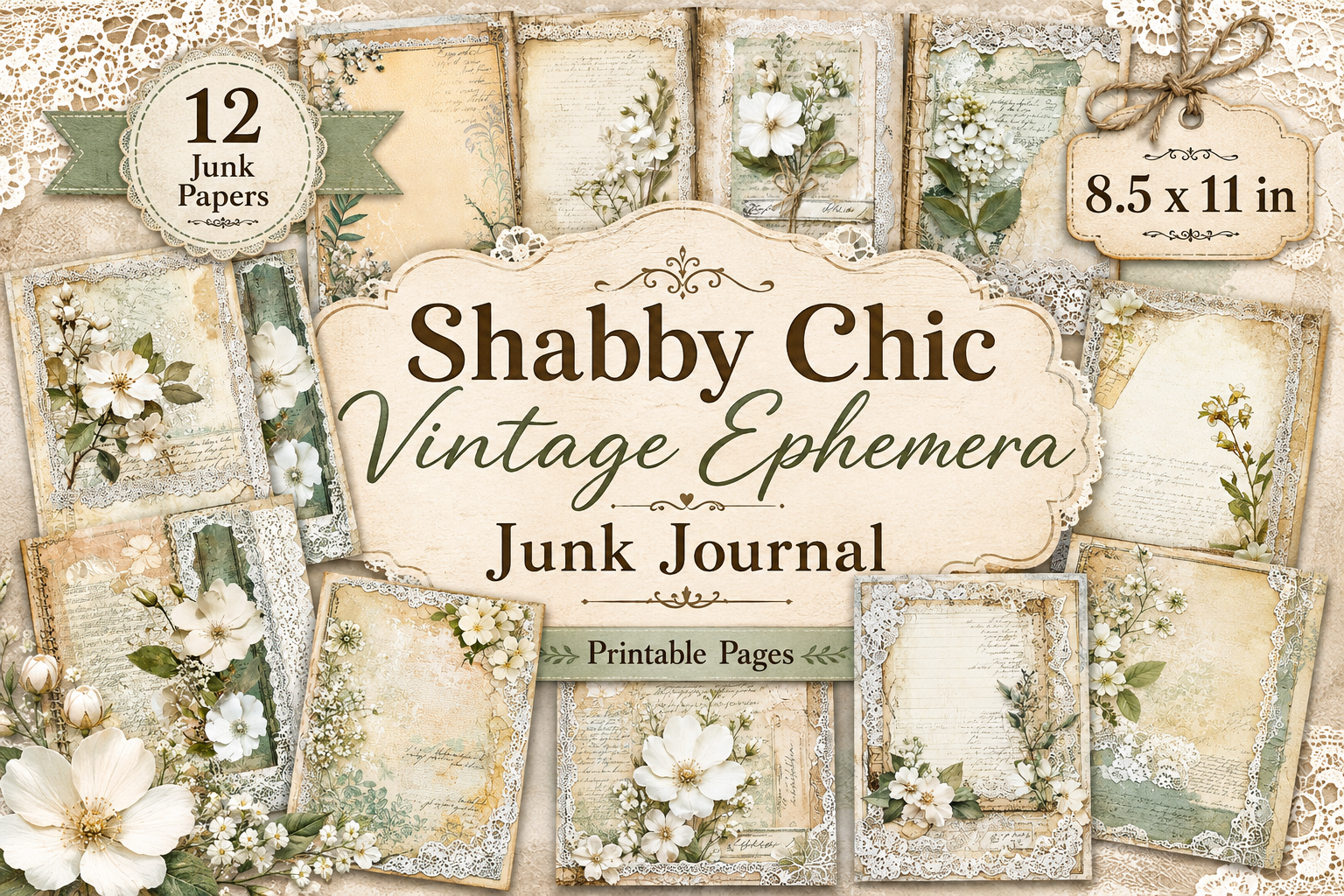 Shabby Chic Vintage Ephemera