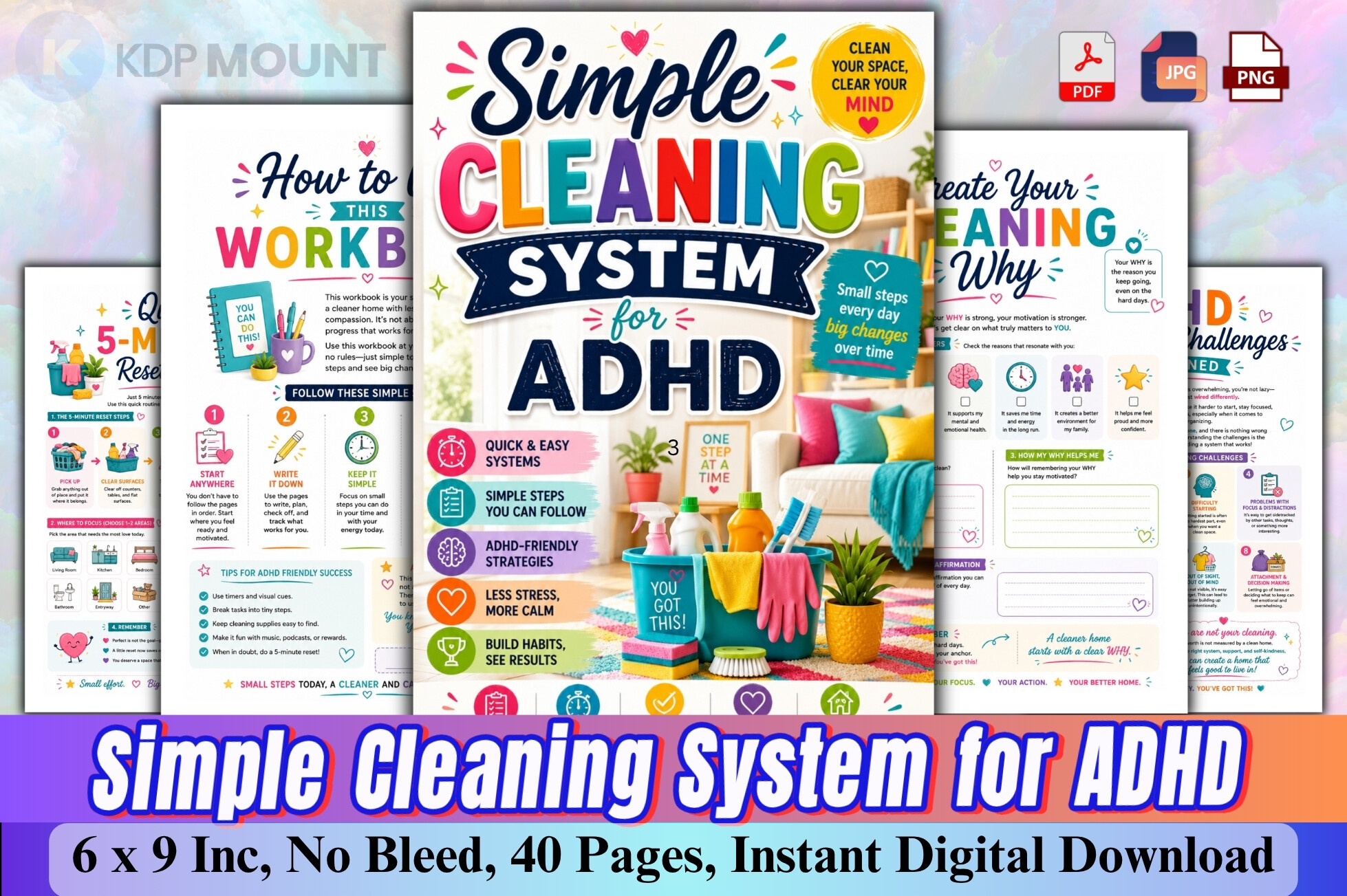Simple Cleaning System for ADHD