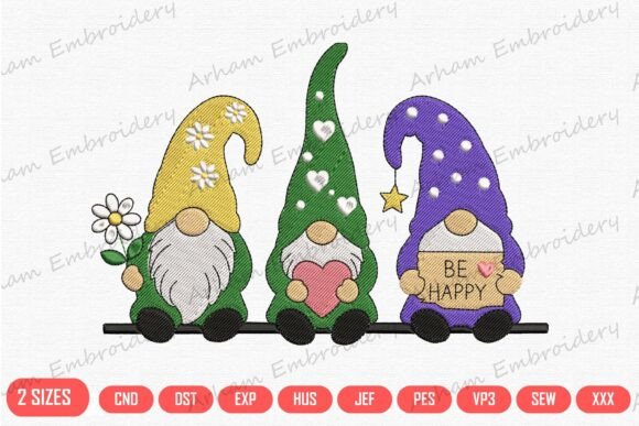 Spring Gnome Trio