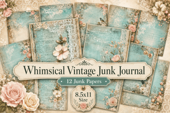 Whimsical Vintage Junk Journal
