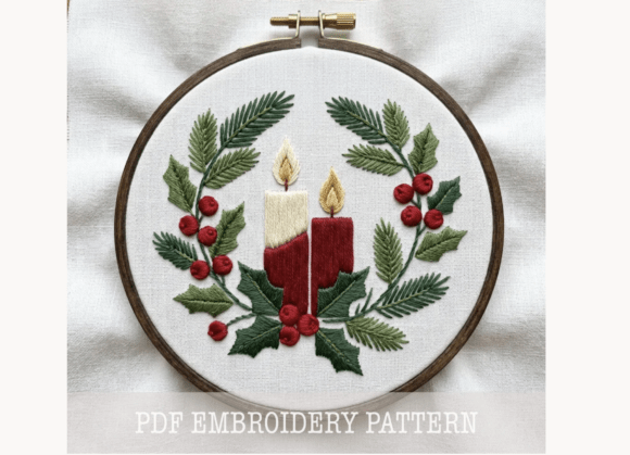 Winter Embroidery Pattern