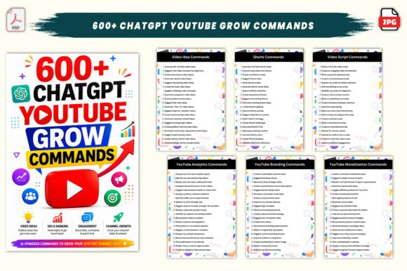 600+ ChatGPT YouTube Grow Commands