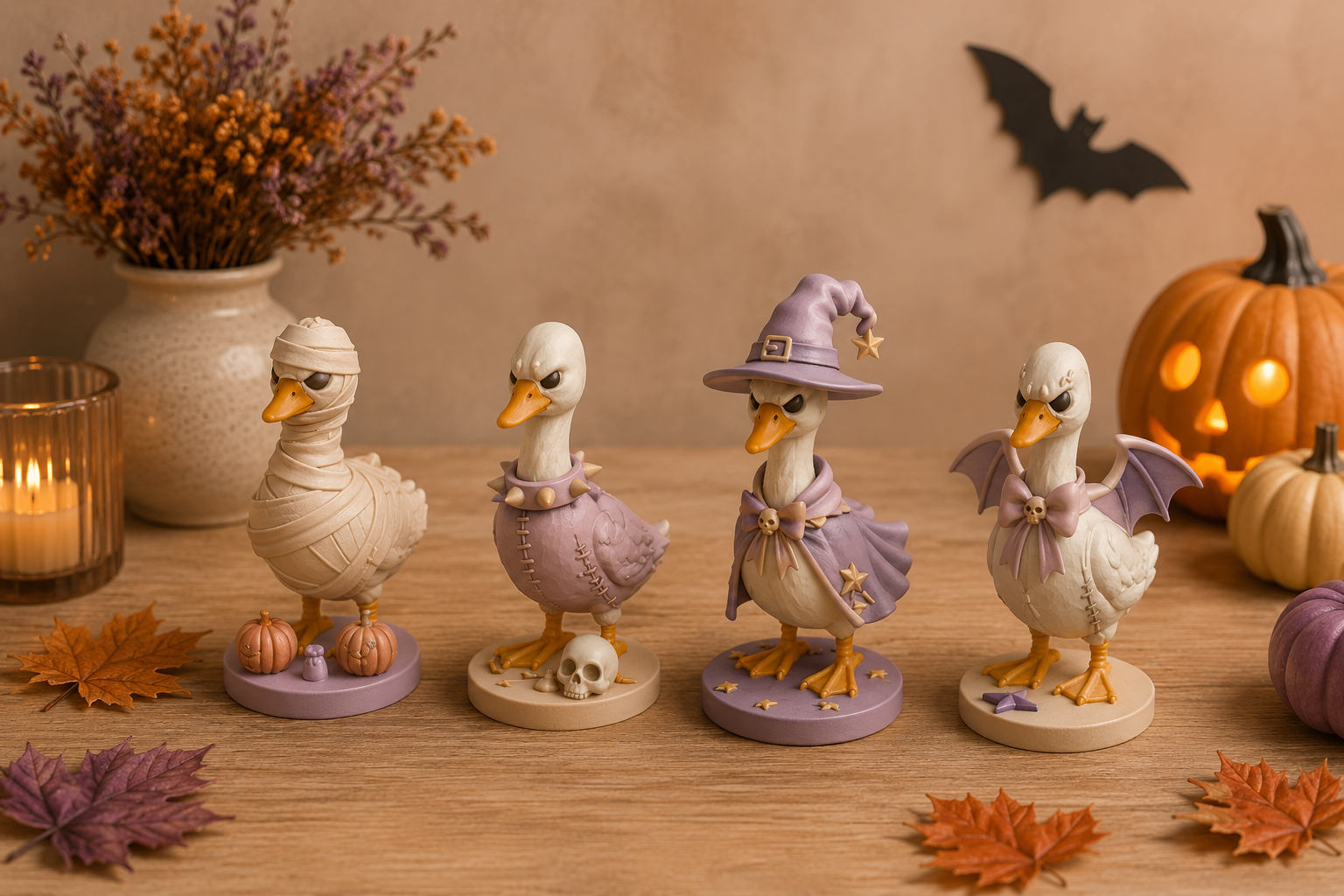 Angry Halloween Geese STL Bundle | 4 Unique Spooky Goose Designs - Image 7