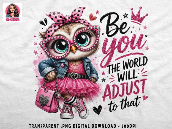 Be You the World Will Adjust | Owl PNG