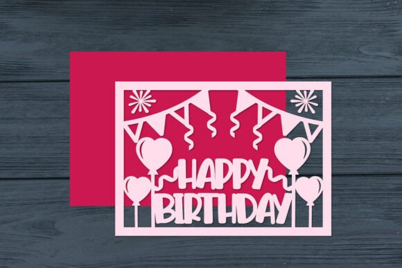 Birthday Papercut Card, Happy Birthday
