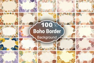 Boho Border Background Graphic by Forhadx5 · Creative Fabrica