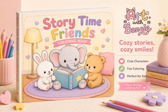 Cozy Animal Friends Coloring Pages Pack