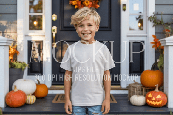 Kids Fall Mockup