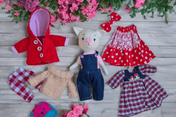 Kitten Doll & Outfit Pattern