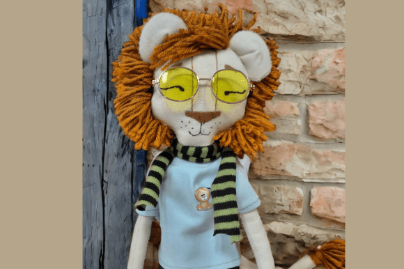Lion Doll & Clothes Pattern