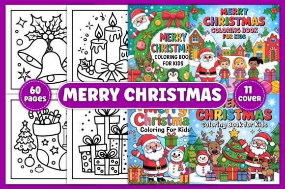 Merry Christmas Coloring Pages for Adult