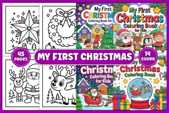 My First Christmas Coloring Book