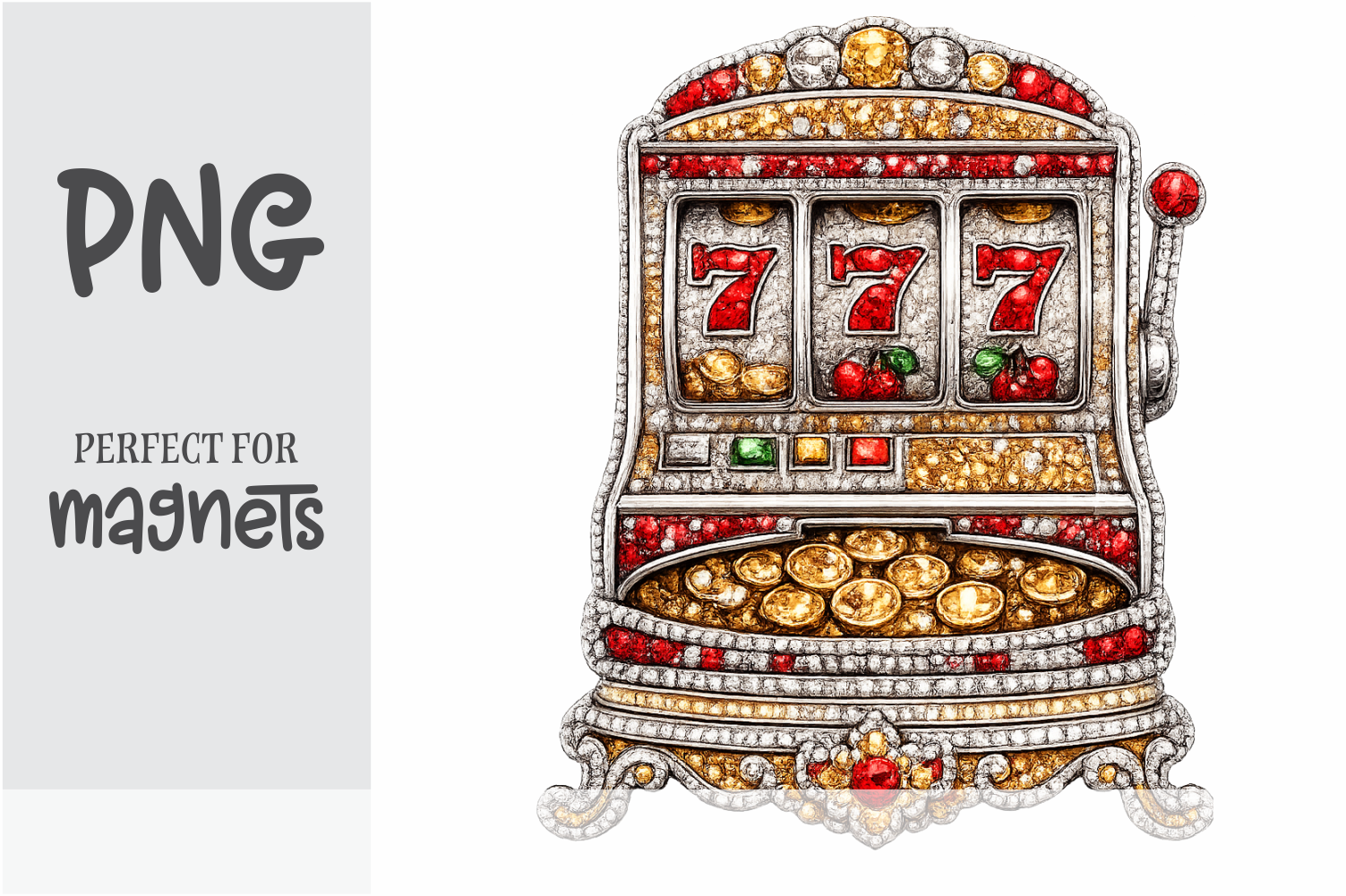 Rhinestone Slot Machine