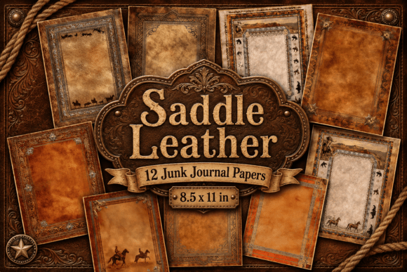 Saddle Leather Junk Journal