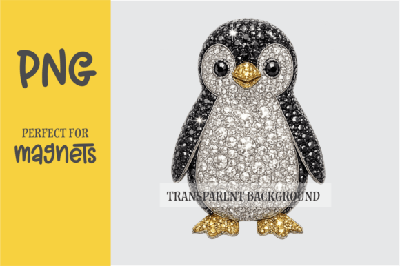Sparkly Rhinestone Penguin