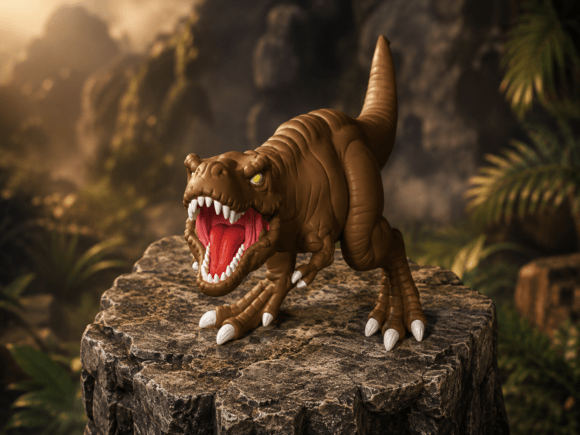 Roaring T-Rex 3D Printable Model | Dynamic Dinosaur Figure STL/3MF - Image 2