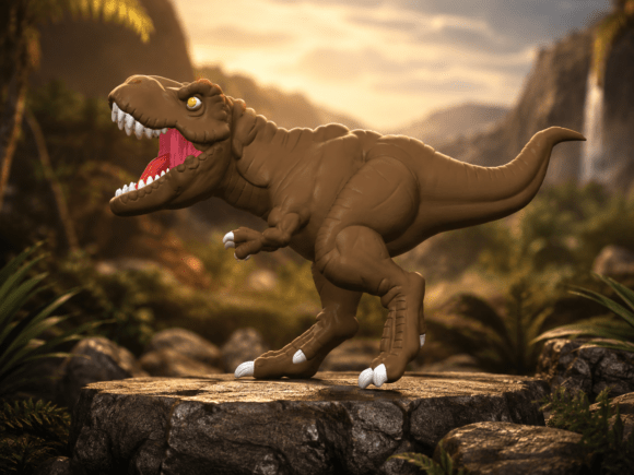 Roaring T-Rex 3D Printable Model | Dynamic Dinosaur Figure STL/3MF - Image 3