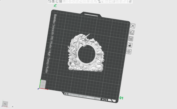 Unicorn Photo Frame STL | Magical 3D Printable Keepsake - Image 3