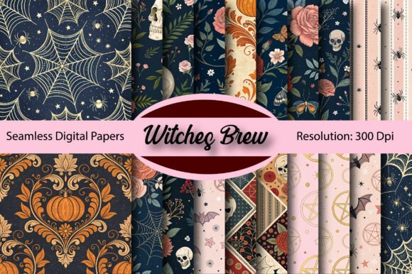 Witches Brew Seamless Digital Paper