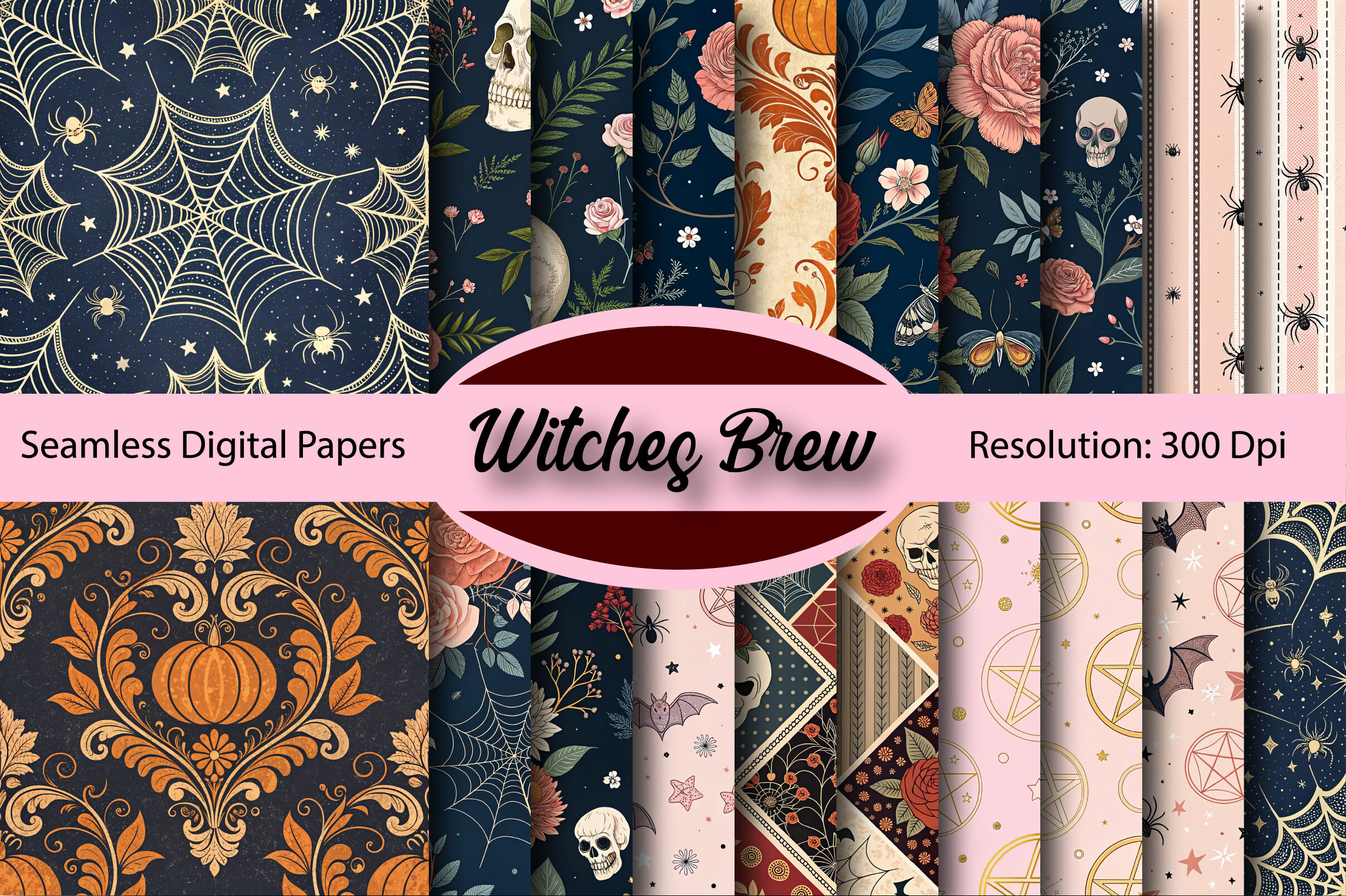 Witches Brew Seamless Digital Paper