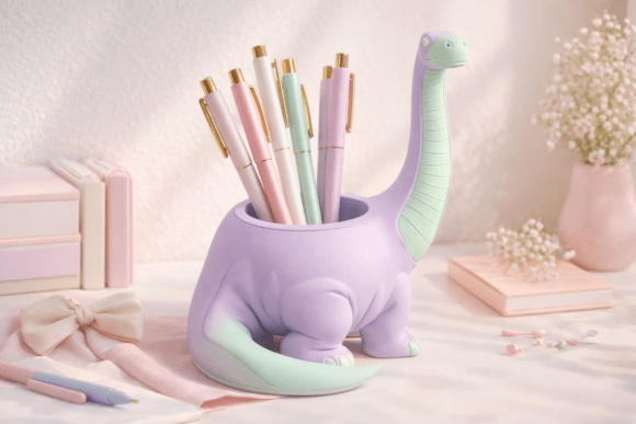10 Animal Pen Holder STL Bundle - 3D Printable Desk Organizer - Image 10