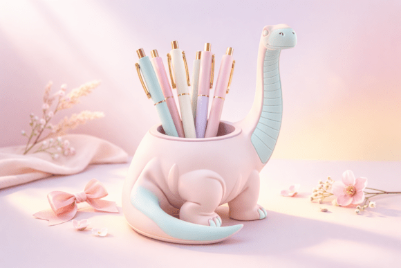 10 Animal Pen Holder STL Bundle - 3D Printable Desk Organizer - Image 11