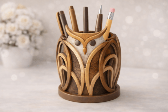 10 Animal Pen Holder STL Bundle - 3D Printable Desk Organizer - Image 2