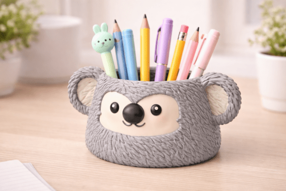 10 Animal Pen Holder STL Bundle - 3D Printable Desk Organizer - Image 4