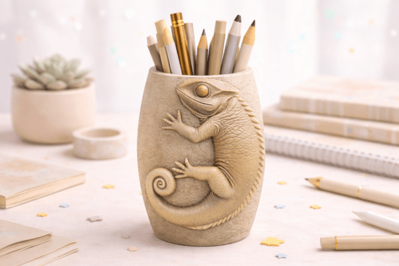 10 Animal Pen Holder STL Bundle - 3D Printable Desk Organizer - Image 6
