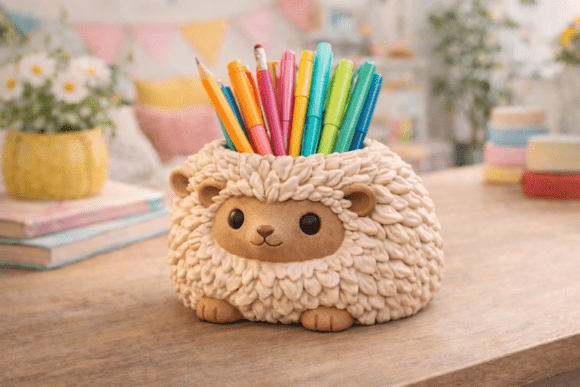 10 Animal Pen Holder STL Bundle - 3D Printable Desk Organizer - Image 8