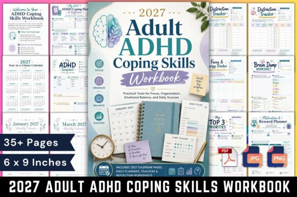 2027 Adult ADHD Coping Skills Workbook