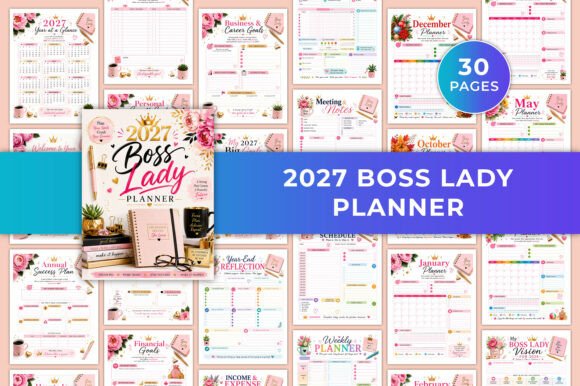 2027 Boss Lady Planner KDP Interiors