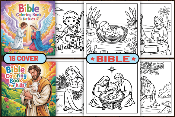 70 Bible Coloring Pages for Kids