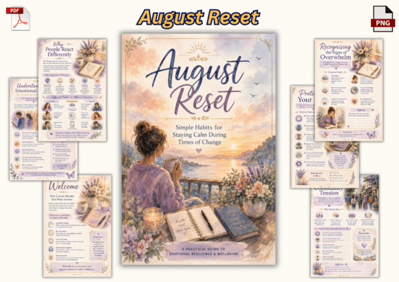 August Reset Self-Care Workbook