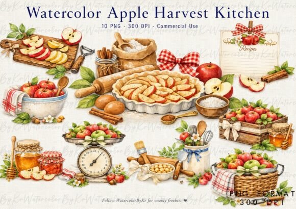 Autumn Apple Harvest Kitchen Bundle