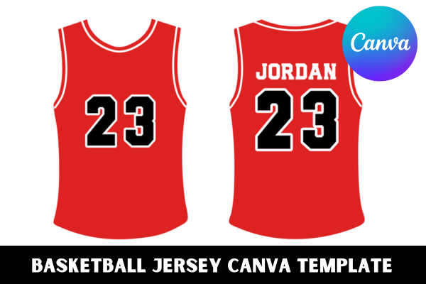Baseball Jersey Canva Template