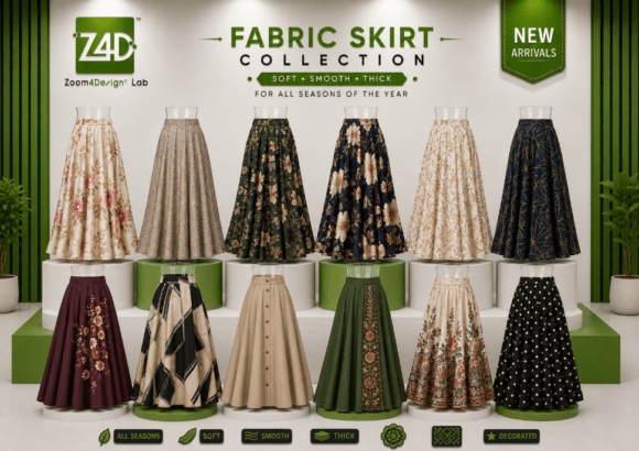 Long full circle skirt sewing pattern