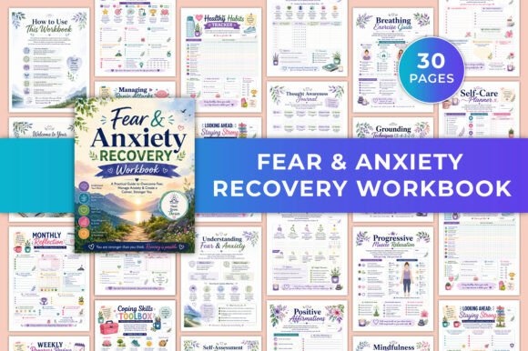 Fear & Anxiety Recovery Workbook KDP