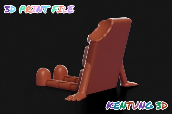 Flexi Chocolate Bar STL - 3D Printable Shelf Sitter Model - Image 3