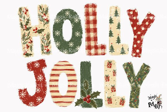 Holly Jolly Christmas PNG
