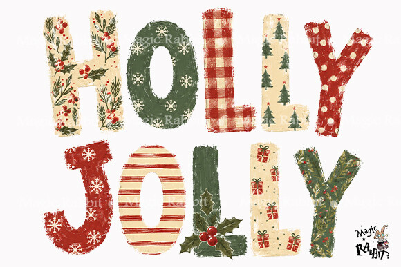 Holly Jolly Christmas PNG