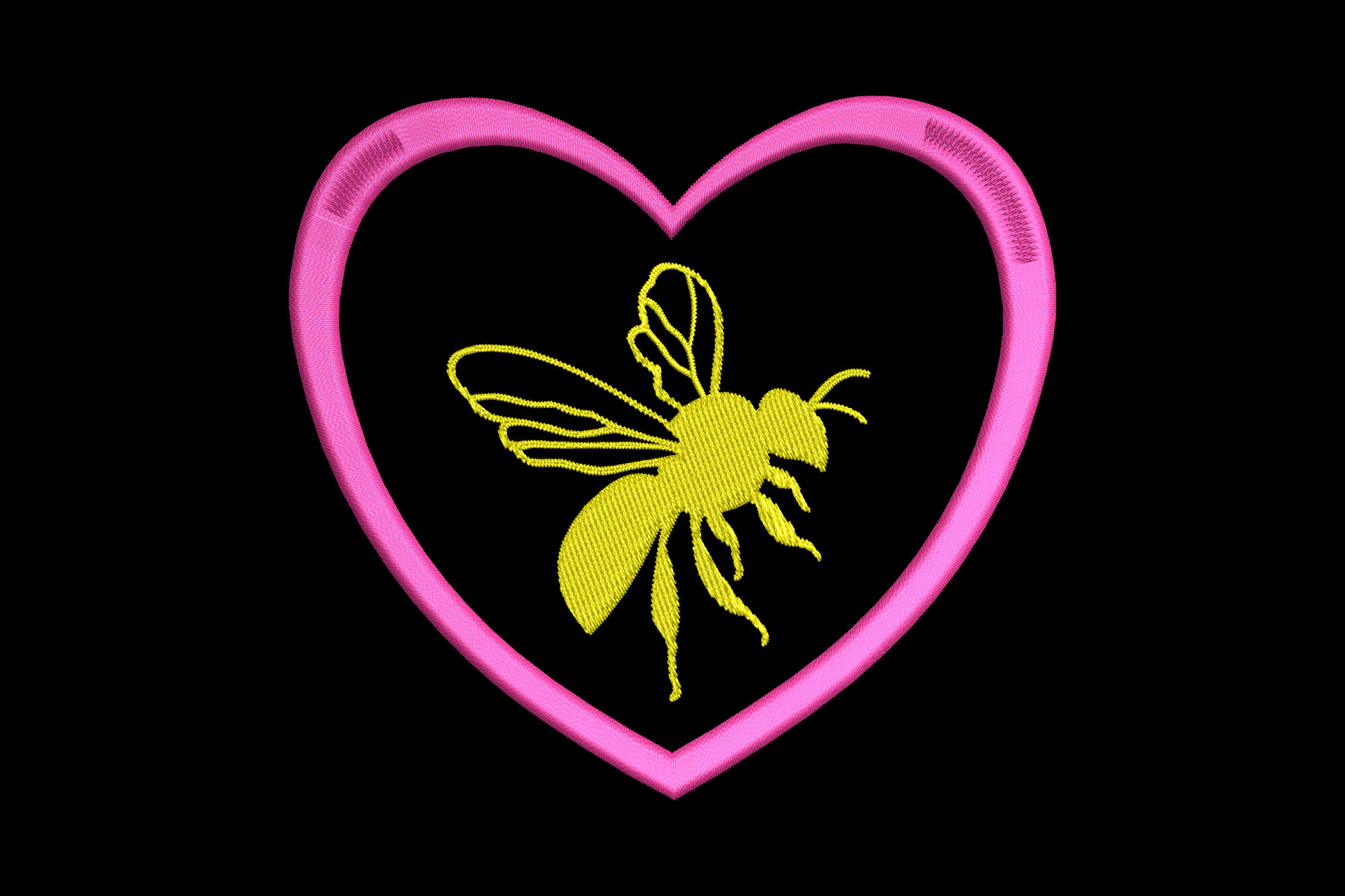Honey Bee with Heart