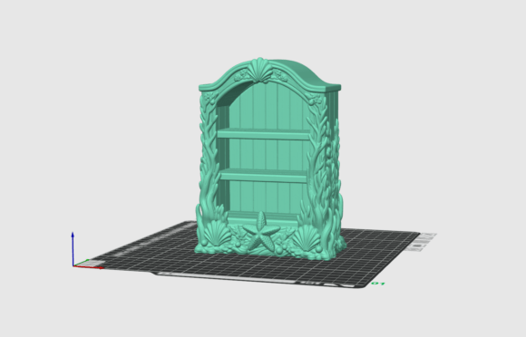 Mermaid Shelf STL | Under Sea Display Organizer for 3D Printing - Image 2