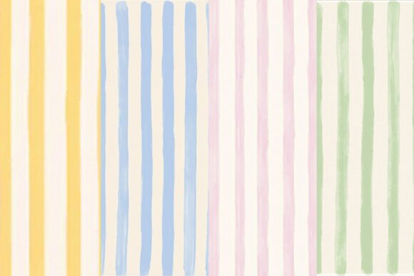 Stripe Background Bundle, Pastel Colors