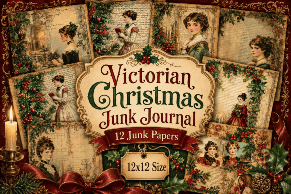 Victorian Christmas Junk Journal