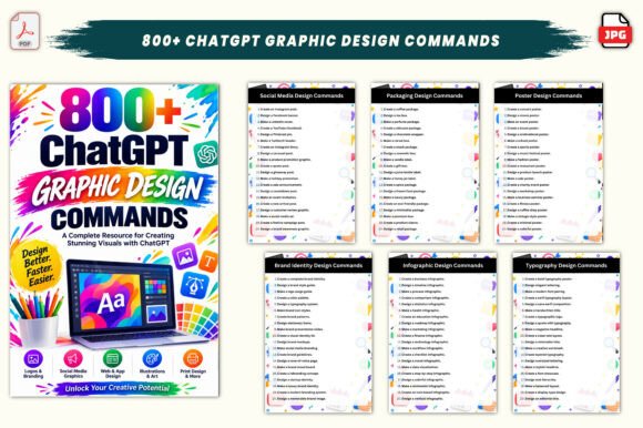 800+ ChatGPT Graphic Design Commands